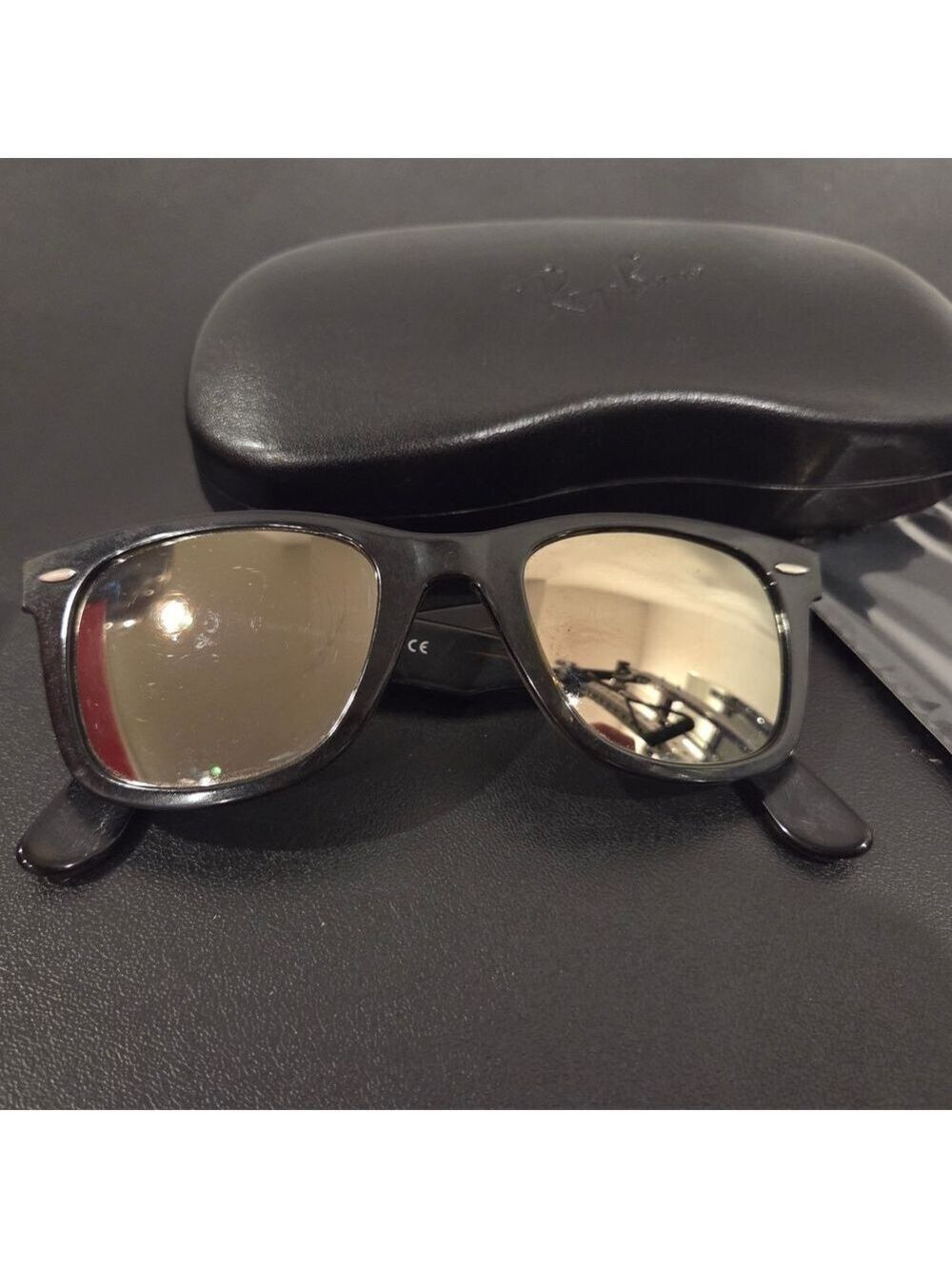 Ray-Ban Black Sunglasses with POLARIZED Lenses